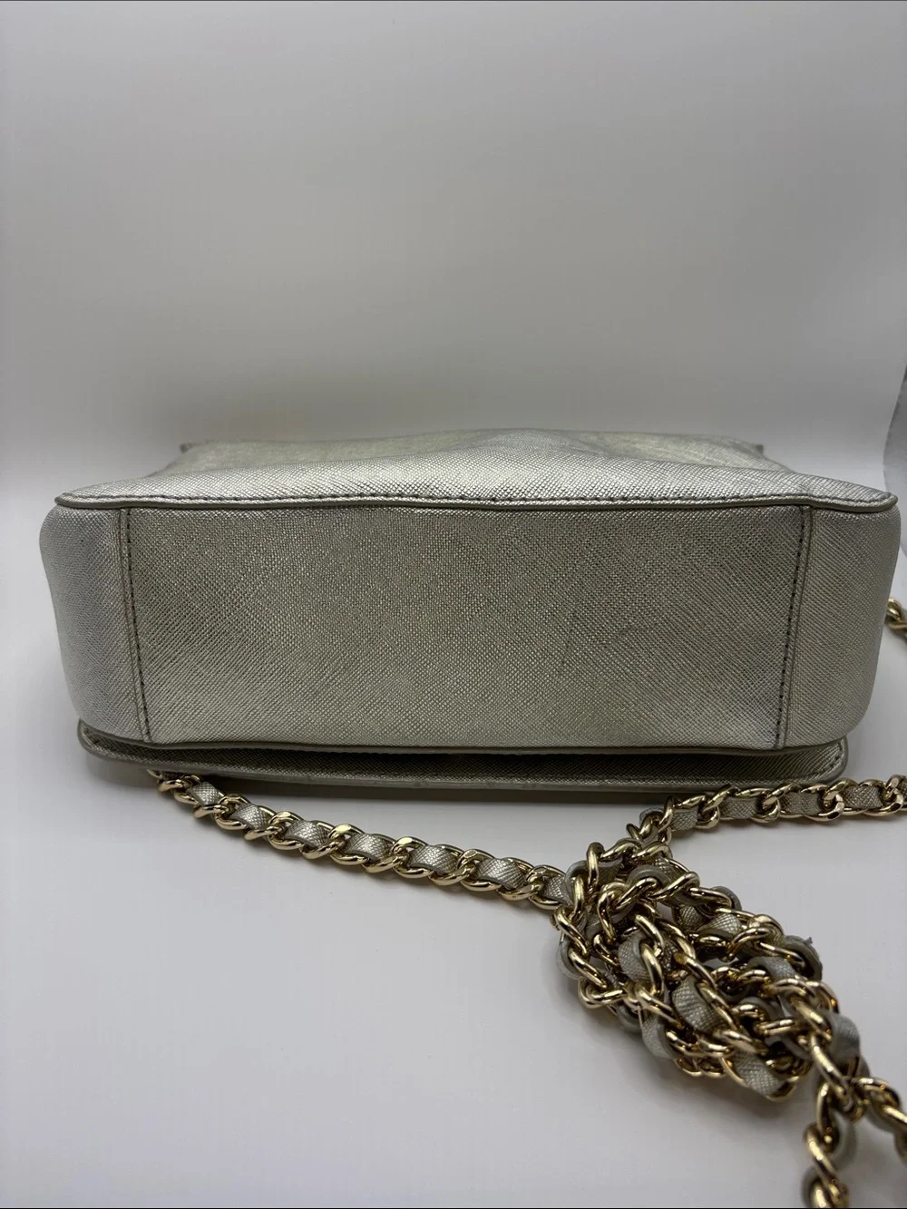 Tory Burch sleek metallic